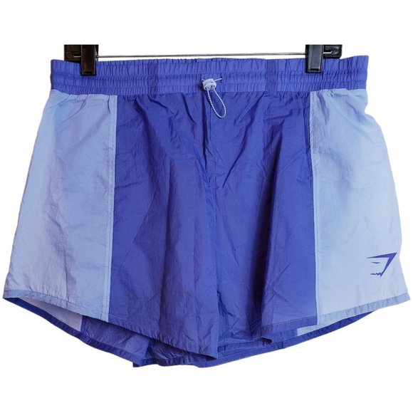 Gymshark Pants - Gymshark Womens Activewear Shorts Medium Purple Elastic Waist Draw String
